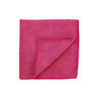 MICROFIBRE CLOTH - RED X 25 38CM X 38CM X 200GSM