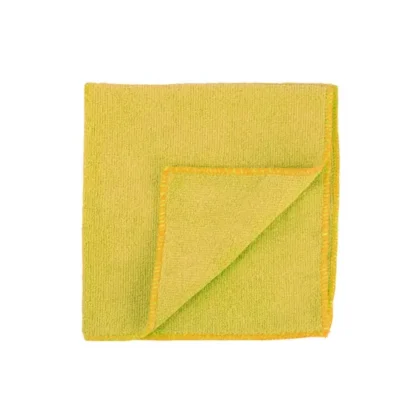 MICROFIBRE CLOTH - YELLOW X 25 38CM X 38CM X200GSM