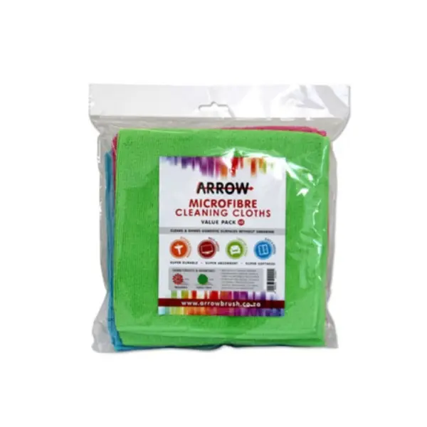 MICROFIBRE CLOTH 5 PACK 40CM X 40CM