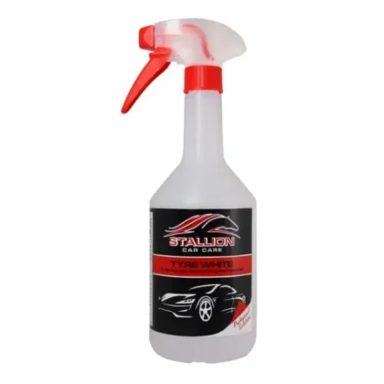 1l Spray Bottle Complete Stallion Tyre White 1L