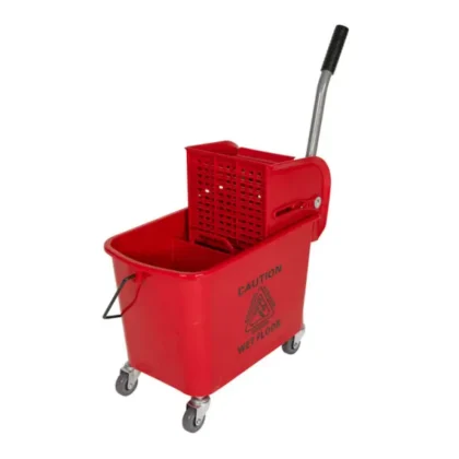 20L ECONO SINGLE BUCKET TROLLEY SYSTEM - RED