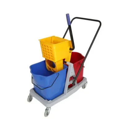 50L ECONO DOUBLE BUCKET TROLLEY SYSTEM COMPLETE