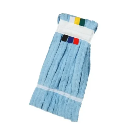 MICROFIBRE FAN MOP HEAD - BLUE (COLOUR CODED TAGS)