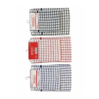 DISH CLOTH + SWAB 40CM X 70CM + 35CM X 35CM