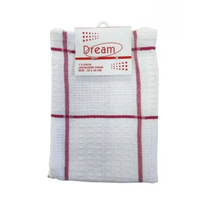 DISH SWAB JACQUARD 35CM X 35CM EACH