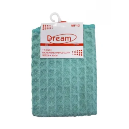 MICROFIBRE WAFFLE CLOTH 30CM X 30CM EACH