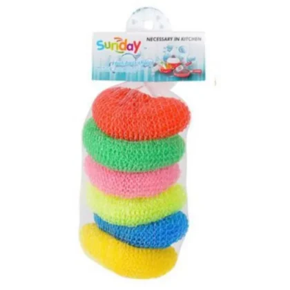 SCOURERS BALLS PLASTIC 6-PACK