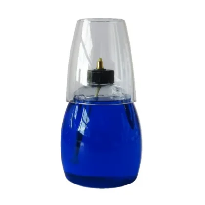 '@delights Tall Lamp Blue - Clear Shade 550ML