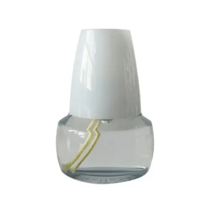 '@DELIGHTS SHORT LAMP CLEAR - WHITE SHADE
