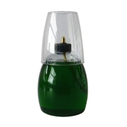 '@DELIGHTS TALL LAMP GREEN - CLEAR SHADE