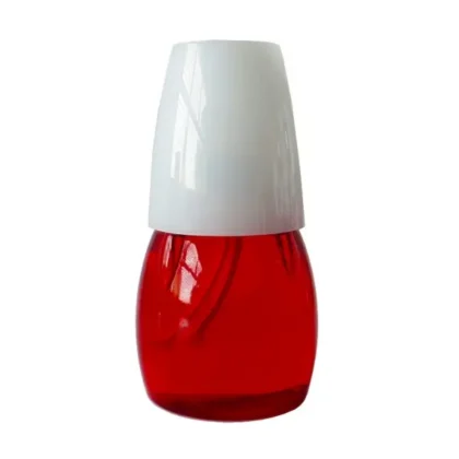 '@DELIGHTS TALL LAMP RED - WHITE SHADE