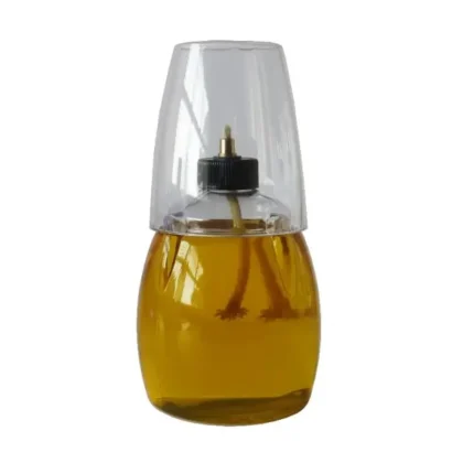 '@DELIGHTS TALL LAMP YELLOW - CLEAR SHADE CITRONELL