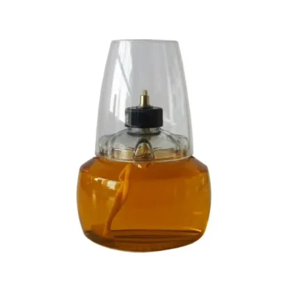 '@DELIGHTS SHORT LAMP YELLOW - CLEAR SHADE CITRONEL