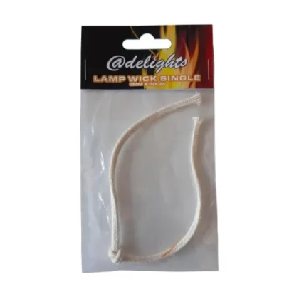 '@DELIGHTS LAMP WICK 3MM X 30CM SINGLE