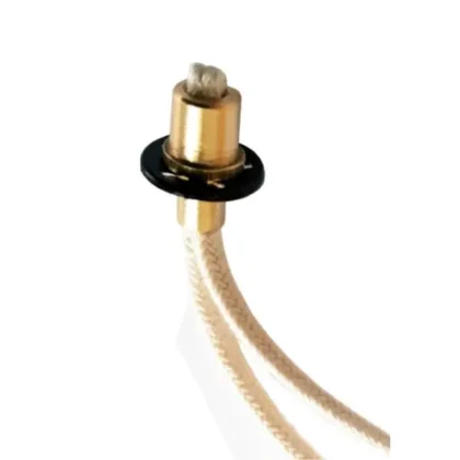 '@DELIGHTS GLASS WICK AND BRASS FITTING