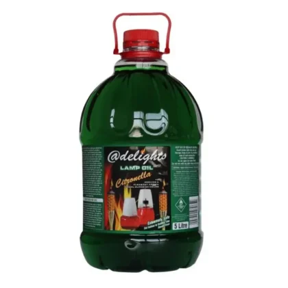 '@DELIGHTS LAMP OIL GREEN CITRONELLA 5L
