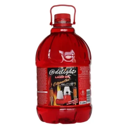 '@DELIGHTS LAMP OIL RED CITRONELLA 5L
