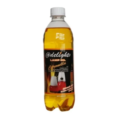 '@DELIGHTS LAMP OIL YELLOW CITRONELLA 500ML