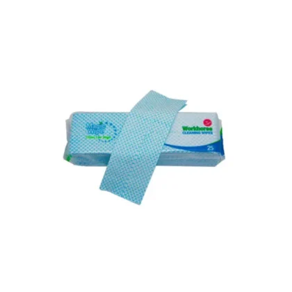 MAGIC WIPE WORKHORSE CLOTH 80GSM - BLU X 25 P/PACK  P/