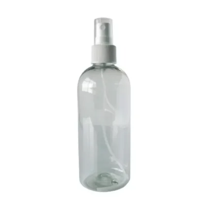 300ML PET CLEAR BOTTLE AND ATOMIZER