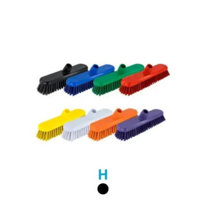 300MM HYGIENE DECK SCRUB HEAD ONLY - HARD - BLACK