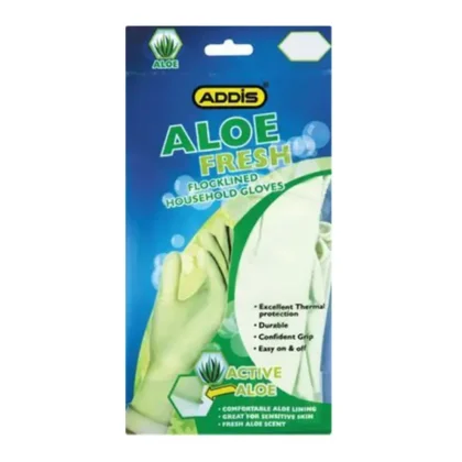 ADDIS HOUSEHOLD GLOVES ALOE VERA LARGE P/PAI