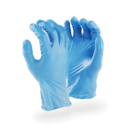 EXAMINATION GLOVES BLUE POWDER FREE - LARGE P/PAI