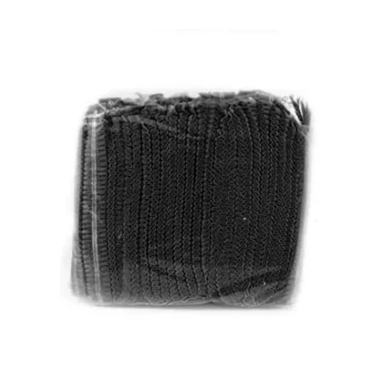 DISPOSABLE MOPHEAD CAPS X 100 PER PACK BLACK