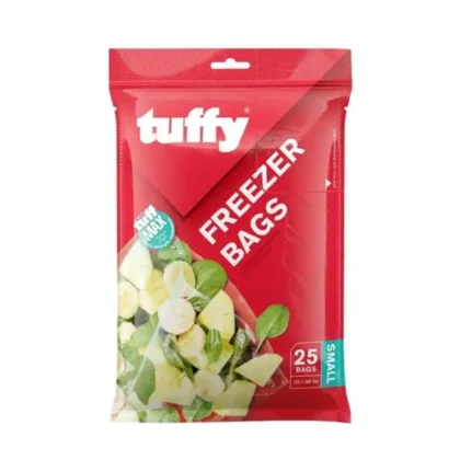 TUFFY FREEZER BAG SMALL 25 X 230 X 300MM P/PACK