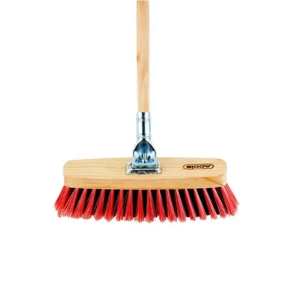 SOFT FLAGGED HOUSEHOLD BROOM - WOODEN HEAD #