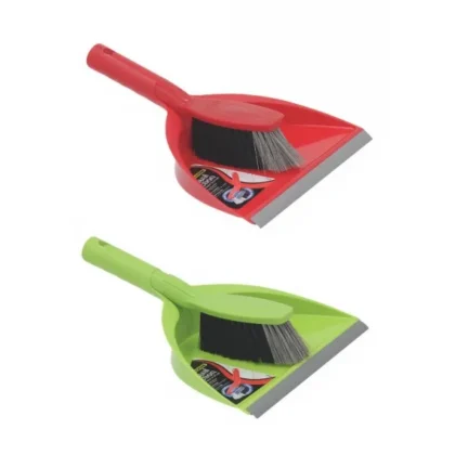 DUSTPAN AND BRUSH SET - DUAL ACTION #