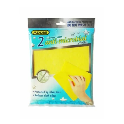 SILVER ION ANTI-MICROBIAL CLOTH X 2 PER PACK