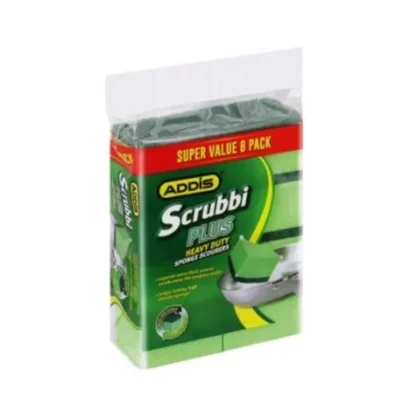 JUMBO SPONGE SCOURERS - 8 PER PACK