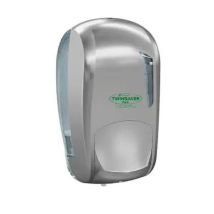 TWINSAVER MANUAL SOAP DISPENSER SILVER 1000ML 0901  EACH