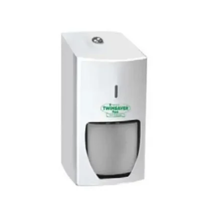 TWINSAVER TOILET ROLL HOLDER COATED WHITE 2 ROLLS EACH