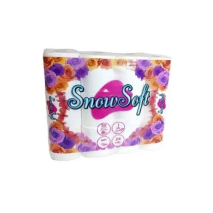 SINGLE PLY TOILET PAPER - 24 ROLLS VIRGIN PM