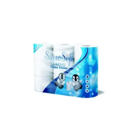 TWO PLY TOILET PAPER - 8 X 9 ROLLS VIRGIN PM