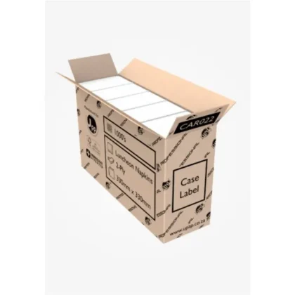 TWO PLY SERVIETTES X 1000 (PER BOX) P/BOX