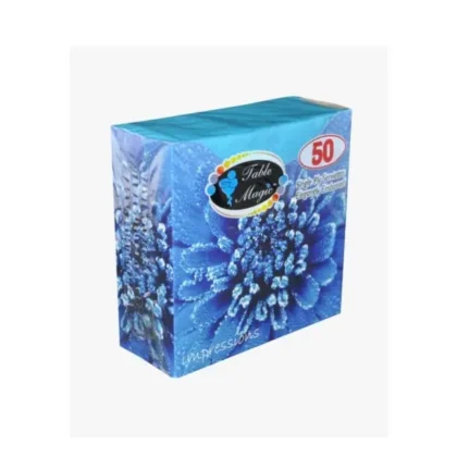 TABLE MAGIC IMPRESSIONS TURQUOISE 1PLY 40 X 50 P/BOX