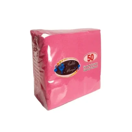 TABLE MAGIC SHOCK PINK 1PLY 40 X 50 P/BOX